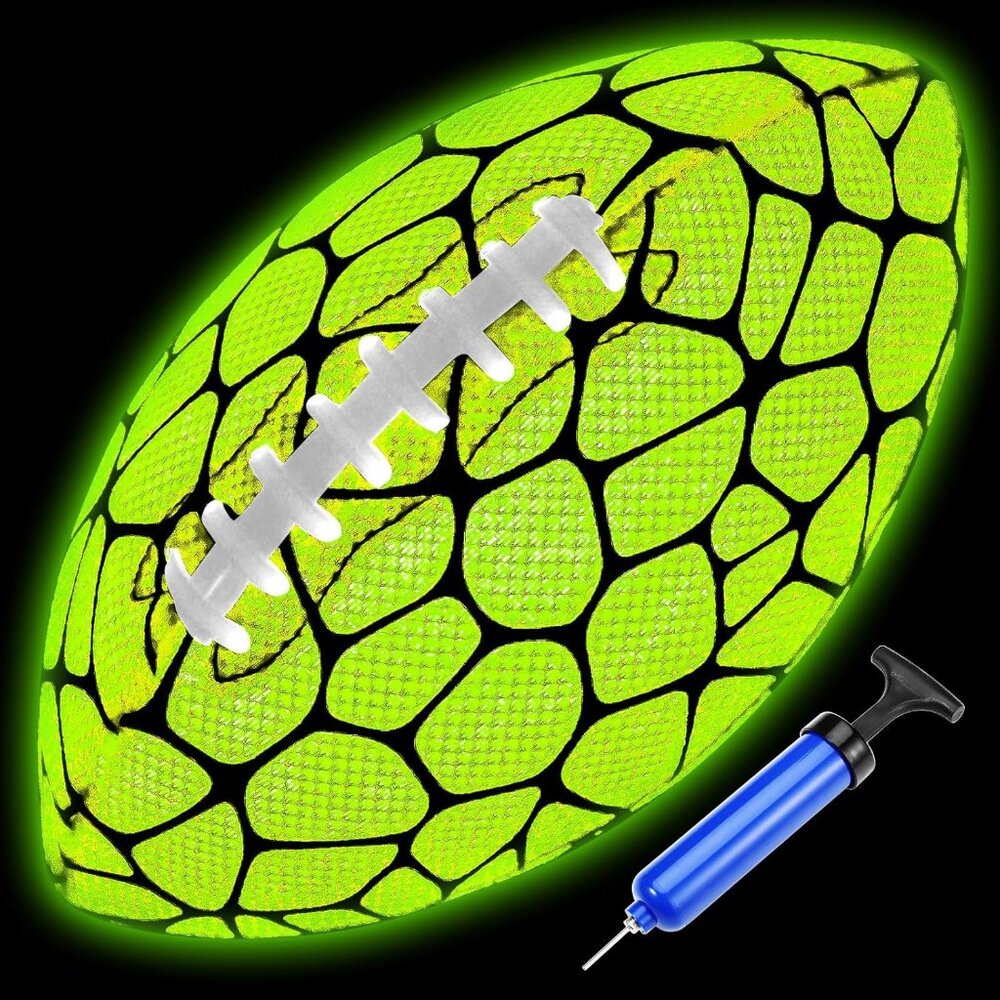 Glow in The Dark Football --Green Color